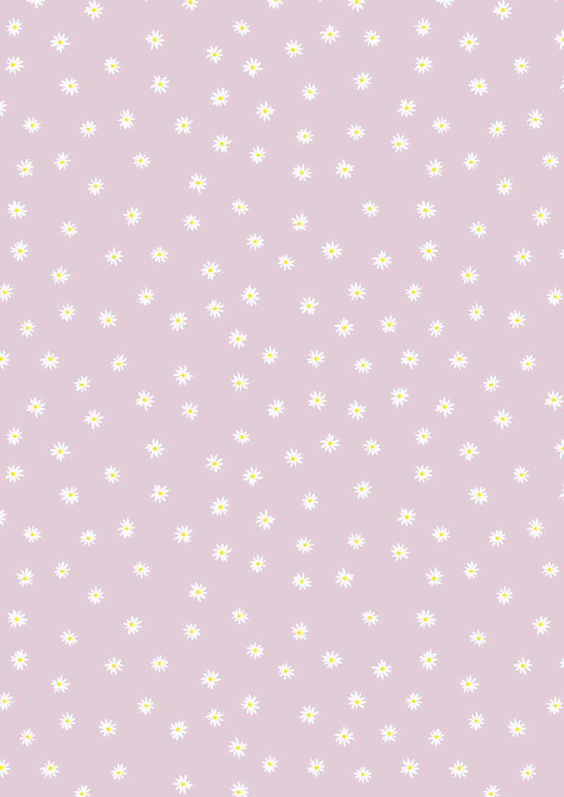 A705.2 daisies on muted lilac
