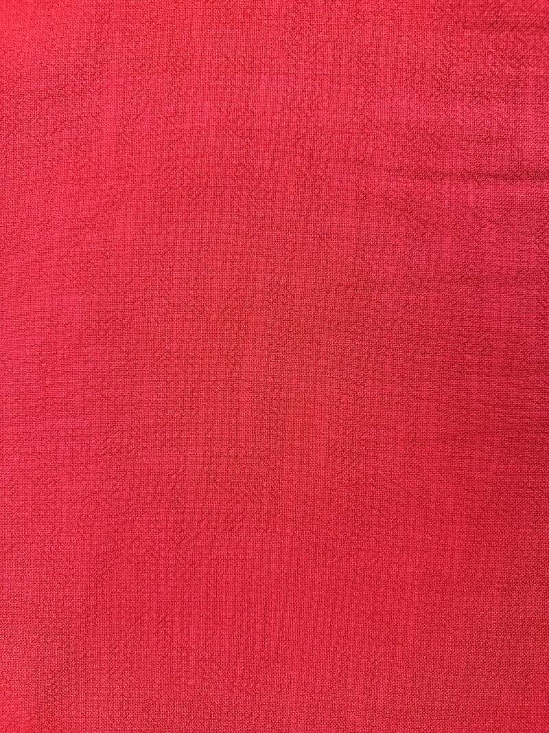 Stone Washed Linen in Red Cotswold Sewing Centres