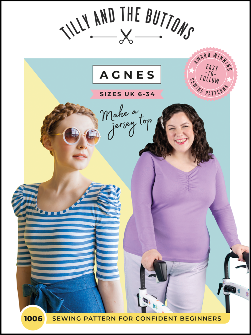 Tilly and the Buttons Agnes sewing pattern cover